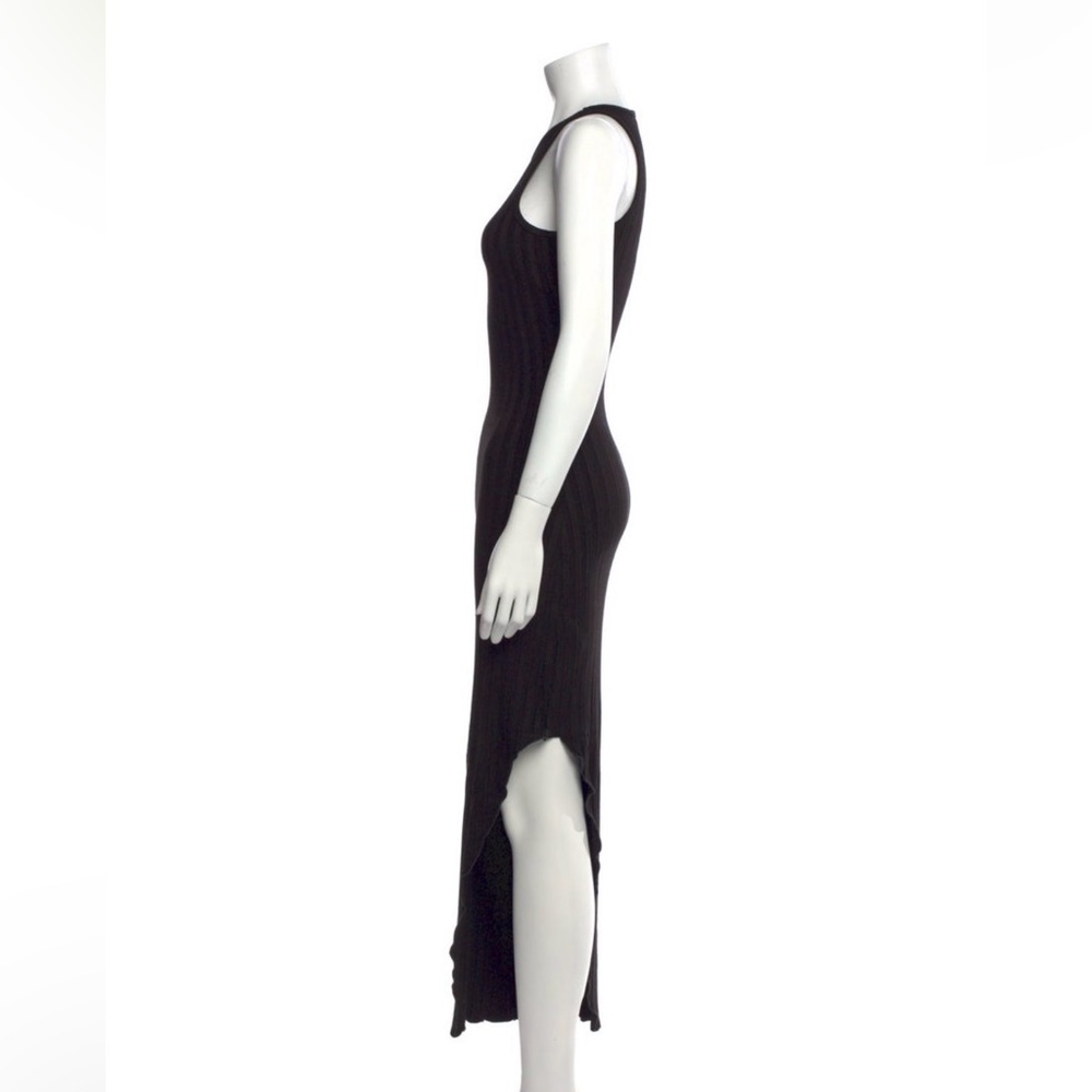 Simon Miller Black Ribbed Dress - Picture 3 of 4